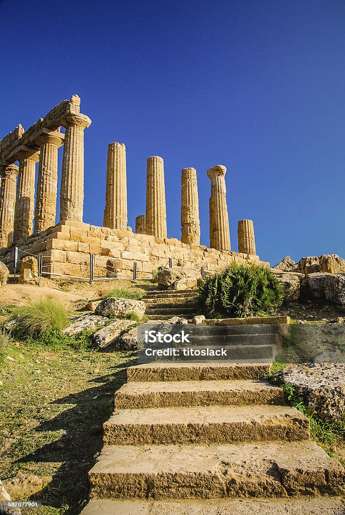 Храм Юноны - Стоковые фото Сицилия роялти-фри