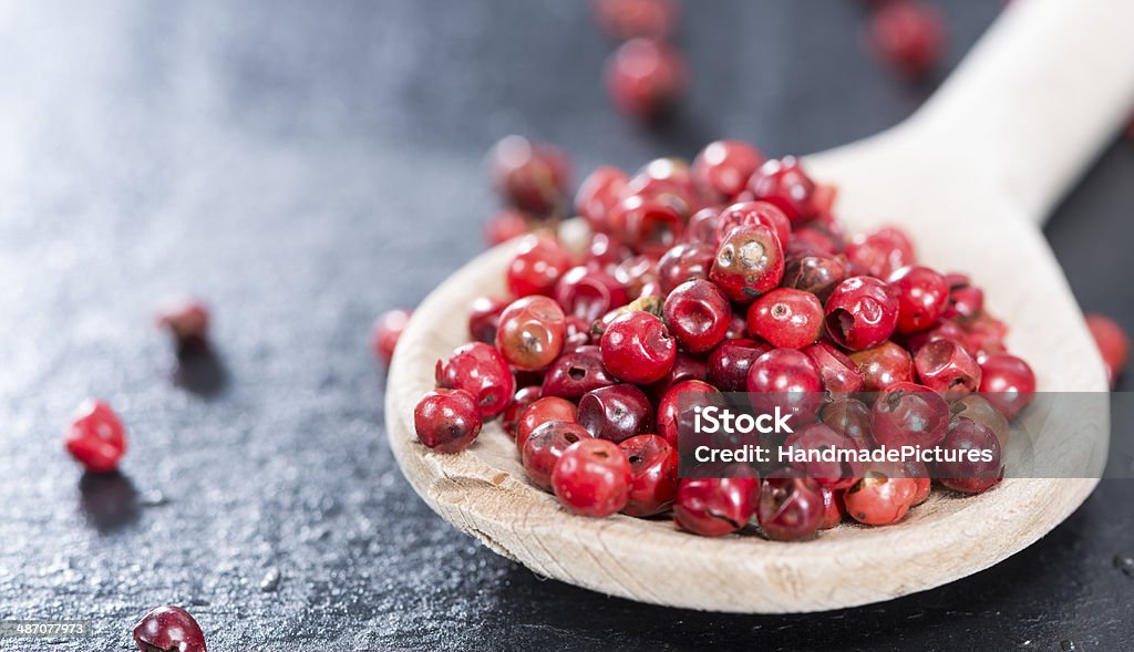 Różowy Peppercorns - Zbiór zdjęć royalty-free (Bez ludzi)