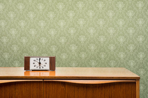 istock Vintage Clock On Dresser 487081735
