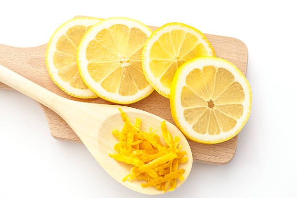 Cтоковое фото Кругов и лимонная цедра лимона