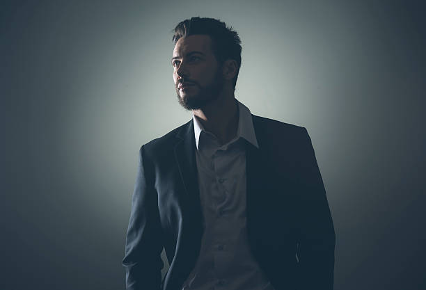 istock Businessman low-key portrait 487085320
