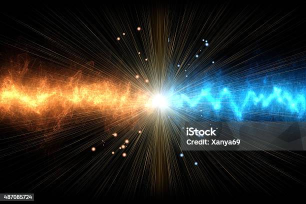 Two Energy Stock Photo - Download Image Now - Sparks, Two Objects, Fuel and Power Generation