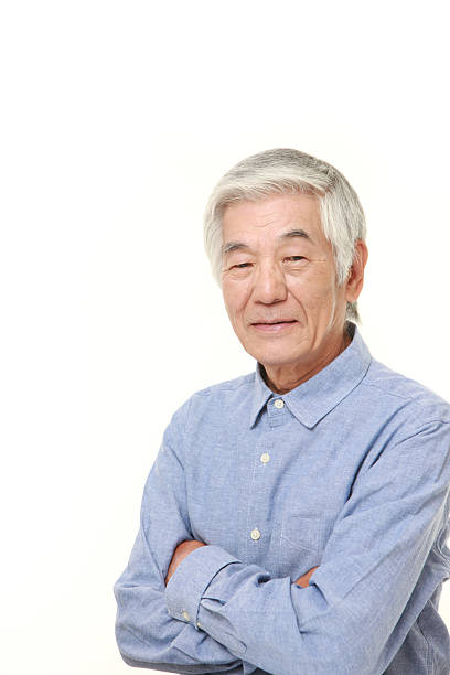 istock senior Japanese man smiles 487087074