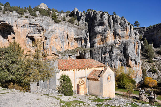 istock San Bartolome Hermitage, Lobos river Canyon, Soria (Spain) 487097973