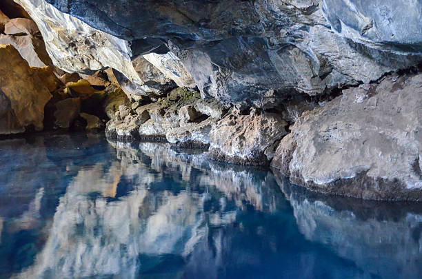 Grjótagjá Grjótagjá cave in Iceland grjótagjá thermal spring stock pictures, royalty-free photos & images