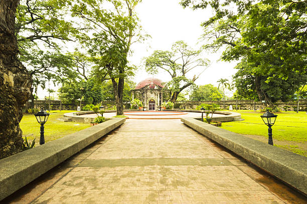 saint pancratius kapelle, manila, philippinen - augustine stock-fotos und bilder