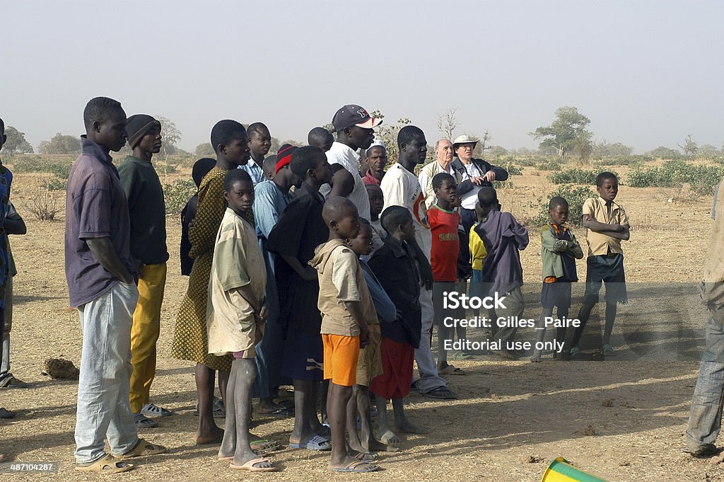 Perfuração de um bem em Burkina Faso - Foto de stock de Alcançar royalty-free