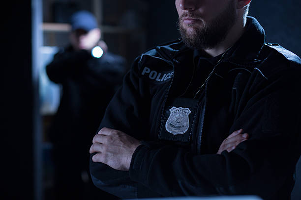 istock Police officers on the intervention 487104688