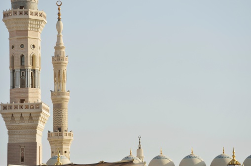 Prophet Muhammed holy mosque in Medina, Saudi Arabia