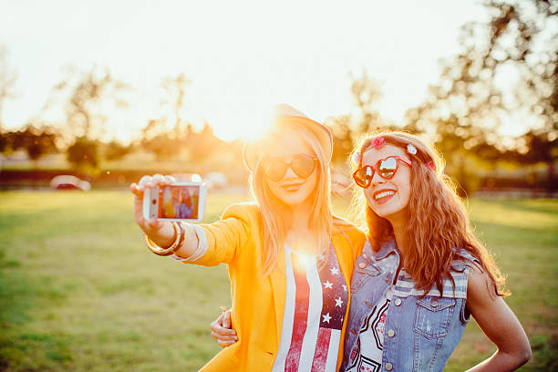 istock Young women enjoying outdoors. 487105104