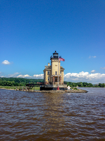 I ( Nick Verducci) took this photo of the roundout creek lighthouse while sailing up the Hudson river to Kingston, NY in the summer of 2014