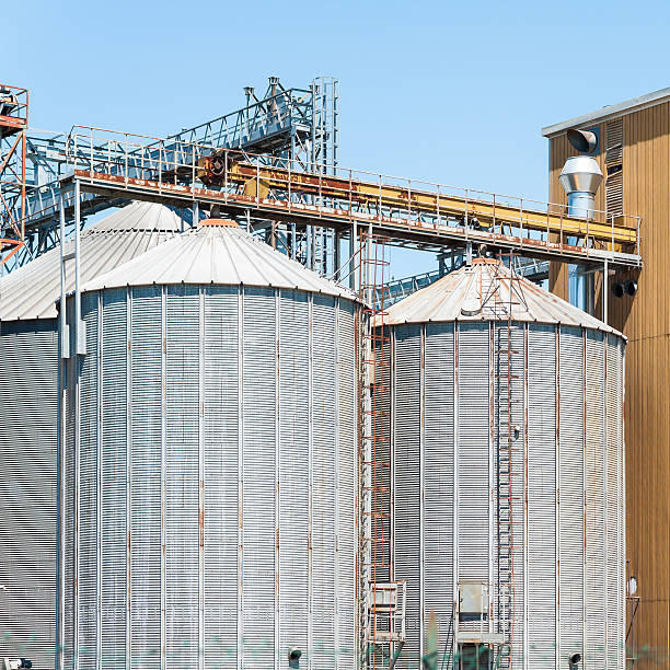 istock Storage facility cereals, and bio gas production 487113178