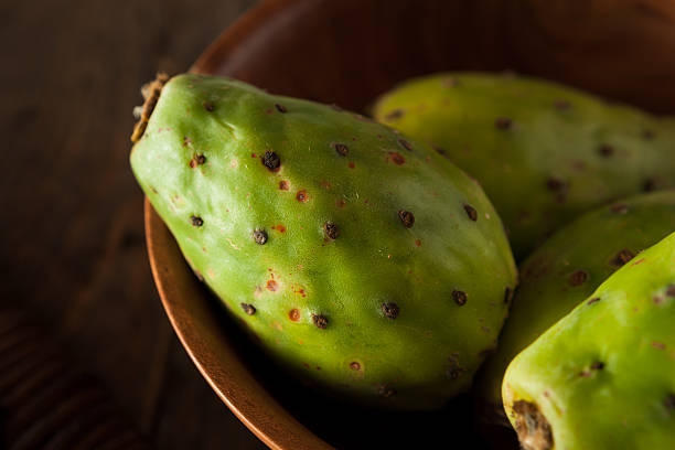 istock Raw Organic Green Cactus Pears 487121040