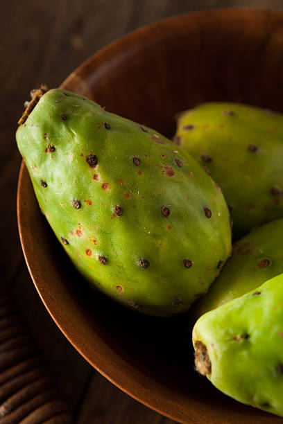 istock Raw Organic Green Cactus Pears 487121042
