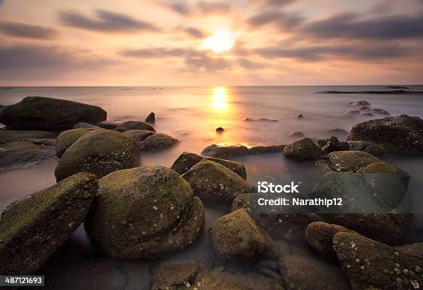 The Beautiful Sunset Stock Photo - Download Image Now - Asia, Beach, Blue