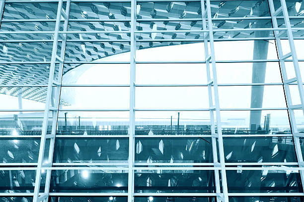istock image of windows in morden building 487122079