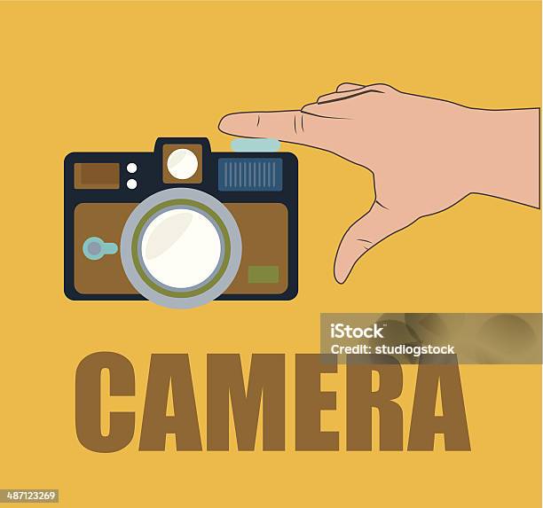 Camera Stock Illustration - Download Image Now - Abstract, Art, Art And Craft