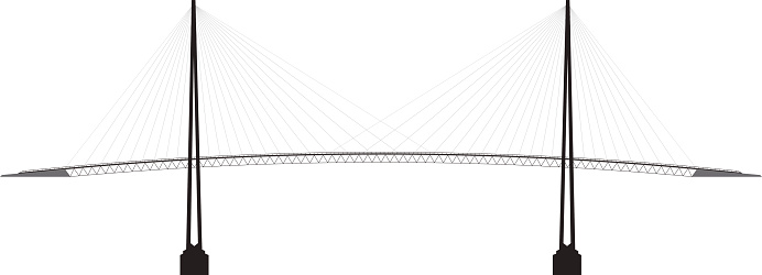profile cable-stayed bridge