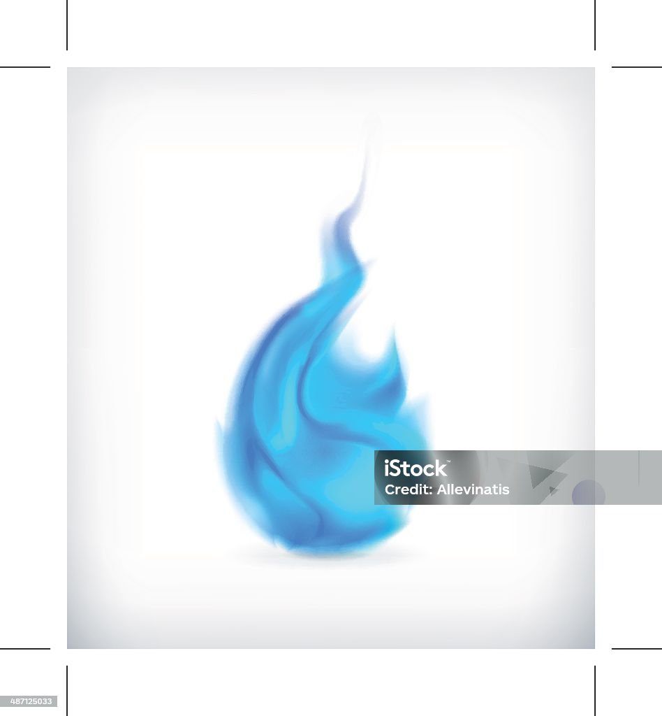 Fogo Azul - Arte vetorial de stock e mais imagens de Azul - Azul, Bola de  fogo, Calor - iStock