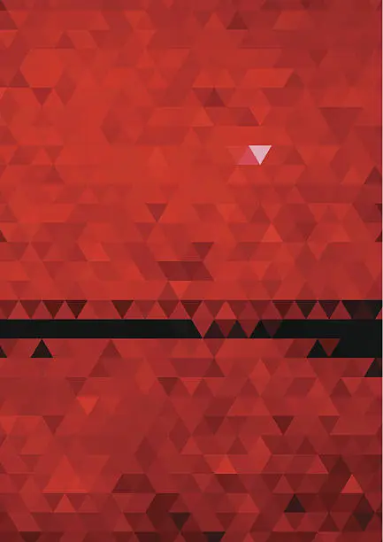 Vector illustration of abstract red rhombus pattern background