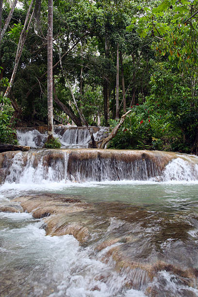 Ocho Rios, Jamaica Ocho Ríos is a town on the northern coast of Jamaica, located in the parish of Saint Ann. It is a popular tourist destination, well known for scuba diving and other water sports dunns river falls stock pictures, royalty-free photos & images