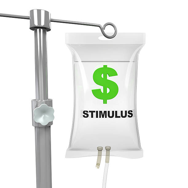istock IV Bag Economic Stimulus Illustration 487127123