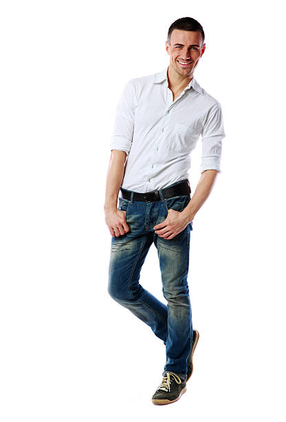 istock Full-length portrait of a happy man 487127321