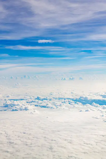 Photo of Blue sky and white cloud