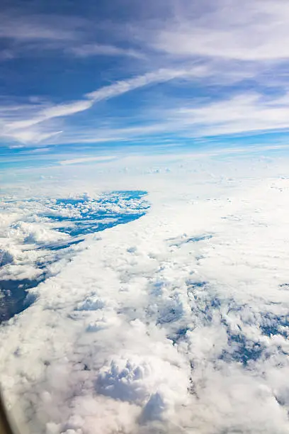 Photo of Blue sky and white cloud