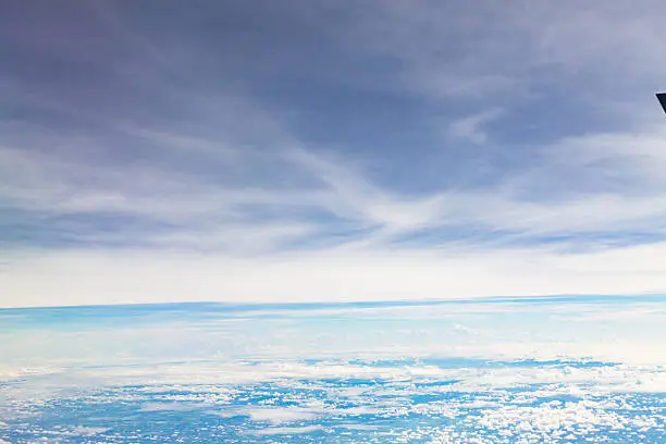 Photo of Blue sky and white cloud