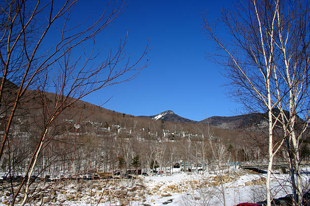 뉴잉글랜드 겨울 - mount washington north new hampshire usa 뉴스 사진 이미지