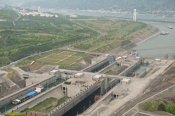 istock Three Gorges Dam at Yangtze River in China 487131432