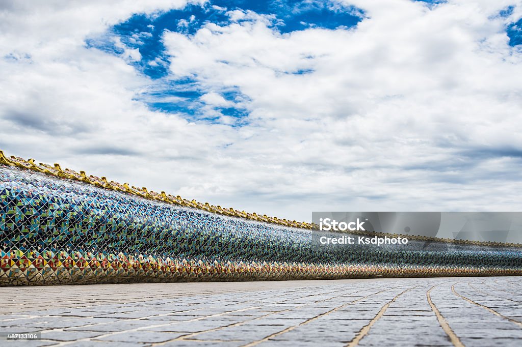 Sky walkway Nakhon Ratchasima Thailand Wat Banrai temple , thailand 2015 Stock Photo