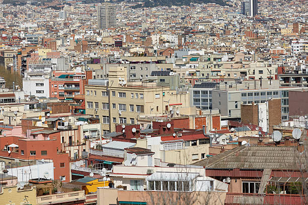 istock views of Barcelona from the top 487133444