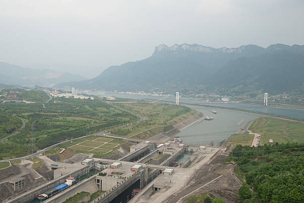 istock Three Gorges Dam at Yangtze River in China 487133870