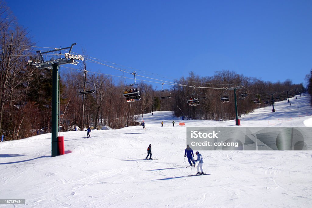 New England winter Winter scene in New England, USA Rural Scene Stock Photo