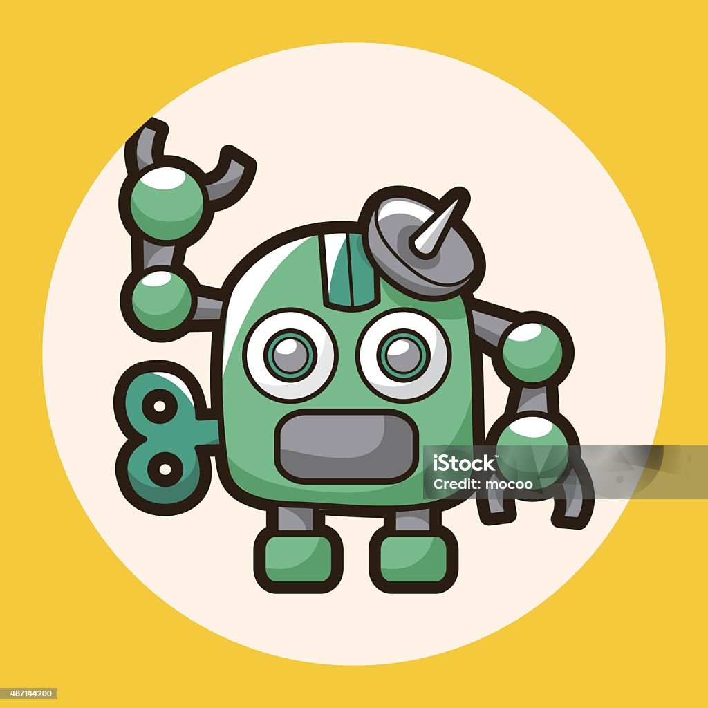 robot theme elements 2015 stock vector robot theme elements 2015 stock vector