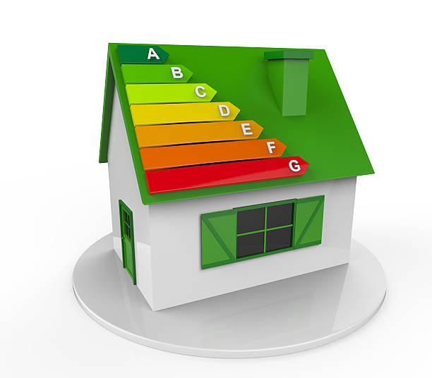 istock House with Energy Efficiency Levels 487153571