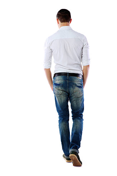 istock Back view portrait of a man 487155415