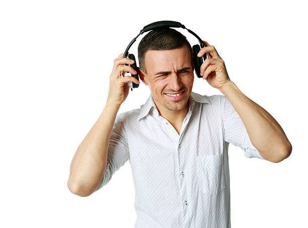 istock Man not enjoying what he is hearing 487155461
