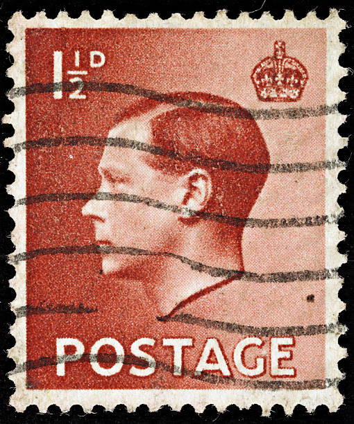 istock British King Edward VIII Postage Stamp 487157353