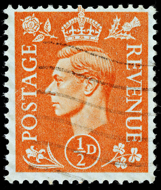 istock British King George VI Postage Stamp 487157357
