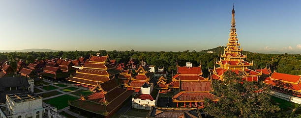 istock Roofs of Mandalay Palace 487157968