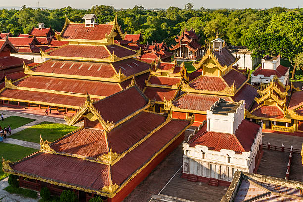 istock Roofs of Mandalay Palace 487158020
