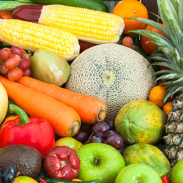 istock Mixed Fruits and vegetables 487158731