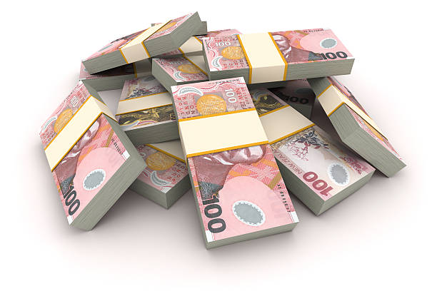 istock Stack of New Zealand dollars 487159439