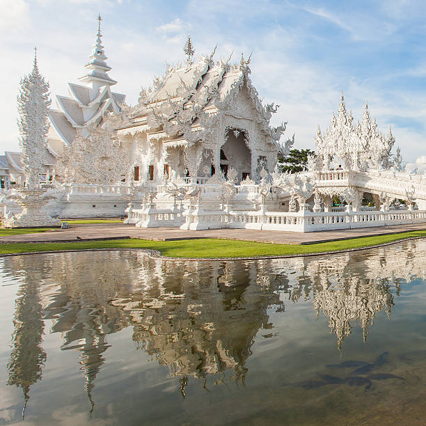 istock Rong Khun temple, Thailand. 487162732