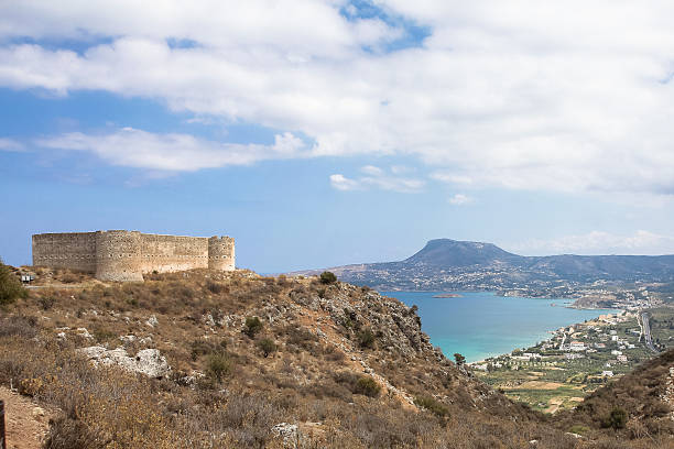 istock Ruined Turkish fort overlooking Souda Bay 487163392