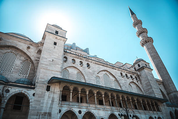 Na majestatyczny Suleiman Meczet, Istanbul, Turcja. – zdjęcie