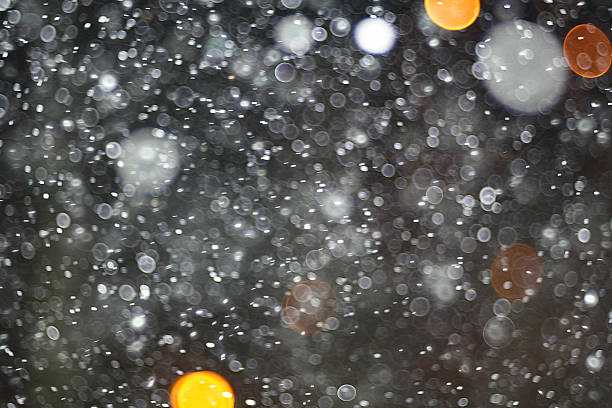 istock Abstract black white snow texture on black background for overlay 487171142